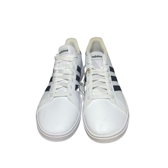 Adidas White and Black Sneakers men’s grand court size 6.5 - Picture 3 of 5